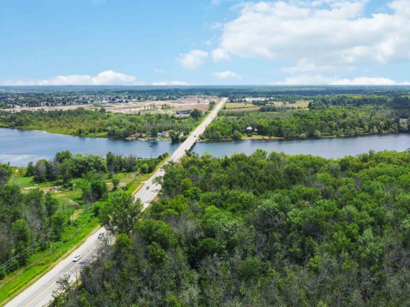 Mississippi Lake and river view
